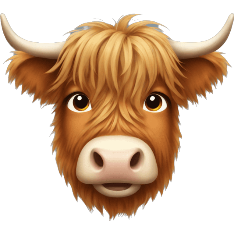 Highland cow emoji