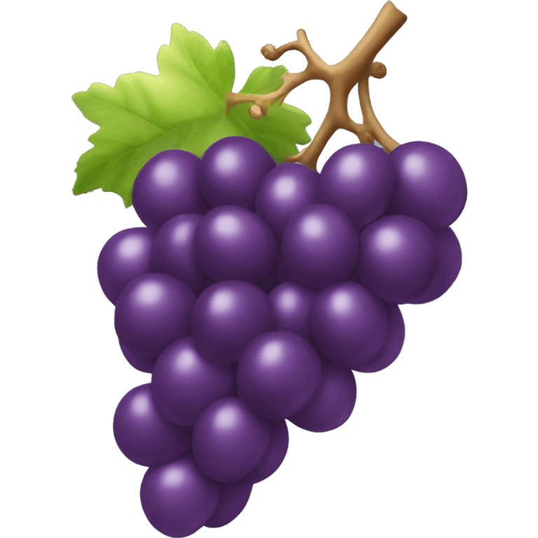 3D Grapes emoji  emoji