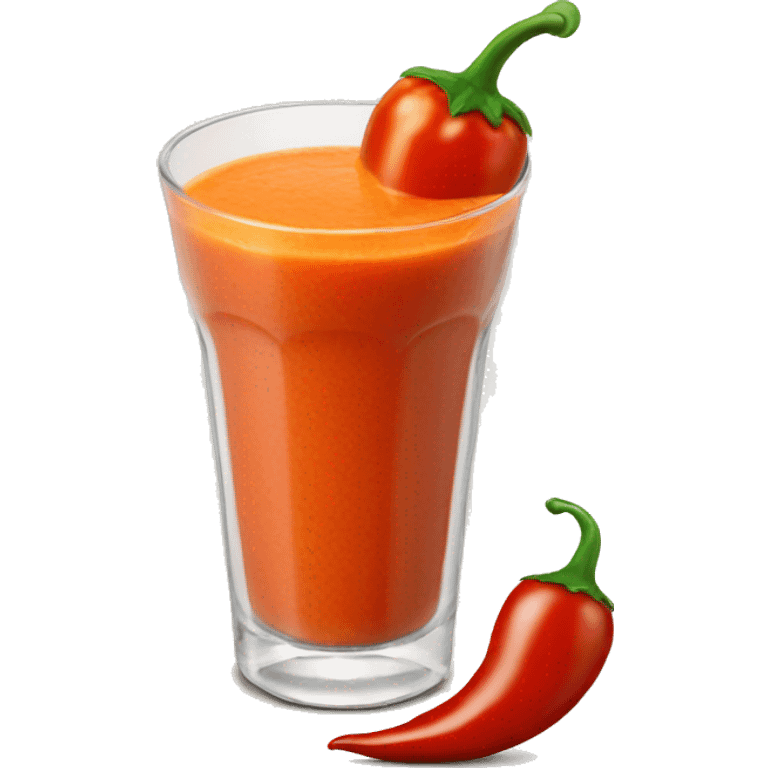 Calabrian chili oil smoothie  emoji