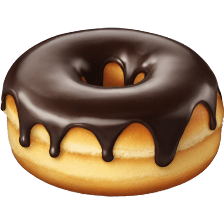 Boston cream doughnut emoji