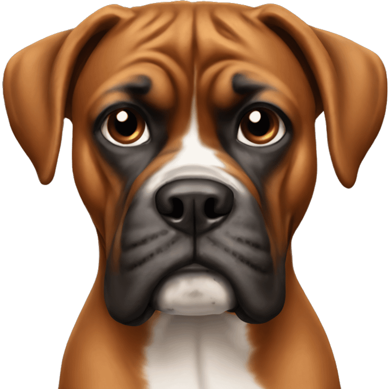 boxer dog  emoji