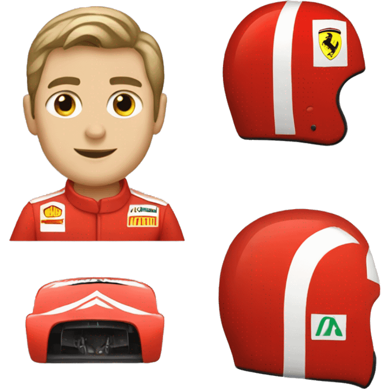 Formula 1 Ferrari  emoji