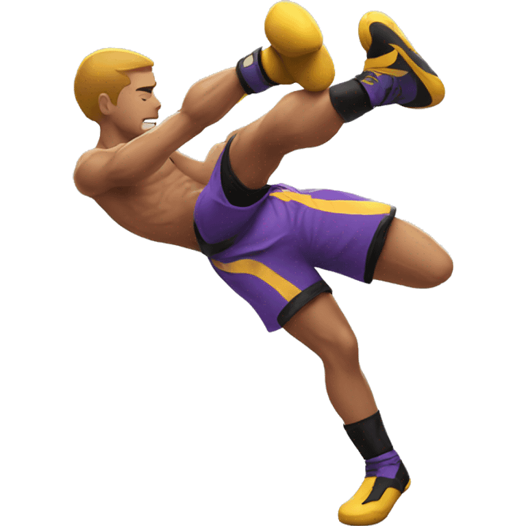 kick boxing emoji