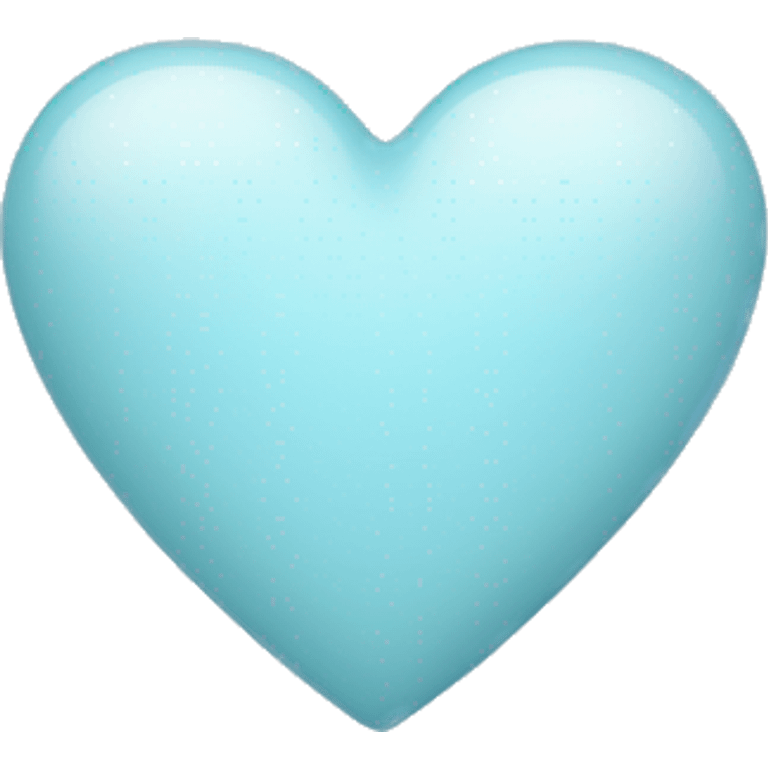 Light blue heart emoji