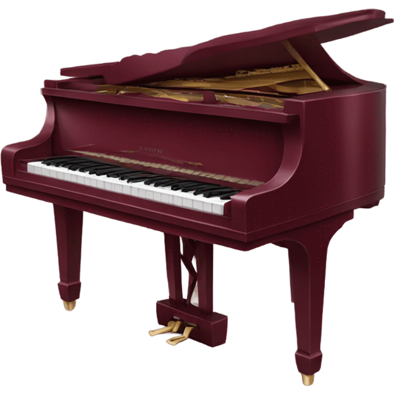 Piano burgundy emoji