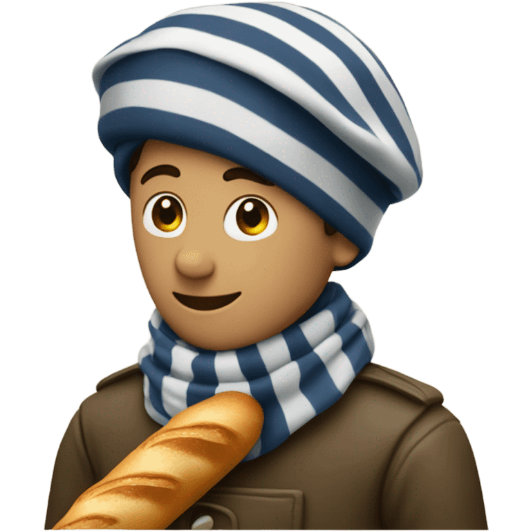 Stereotypical french person emoji