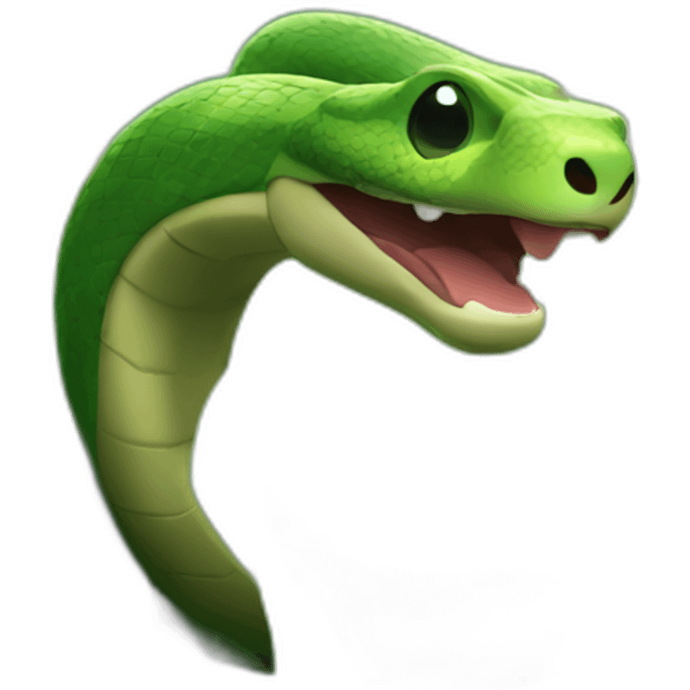 snake in the grass emoji