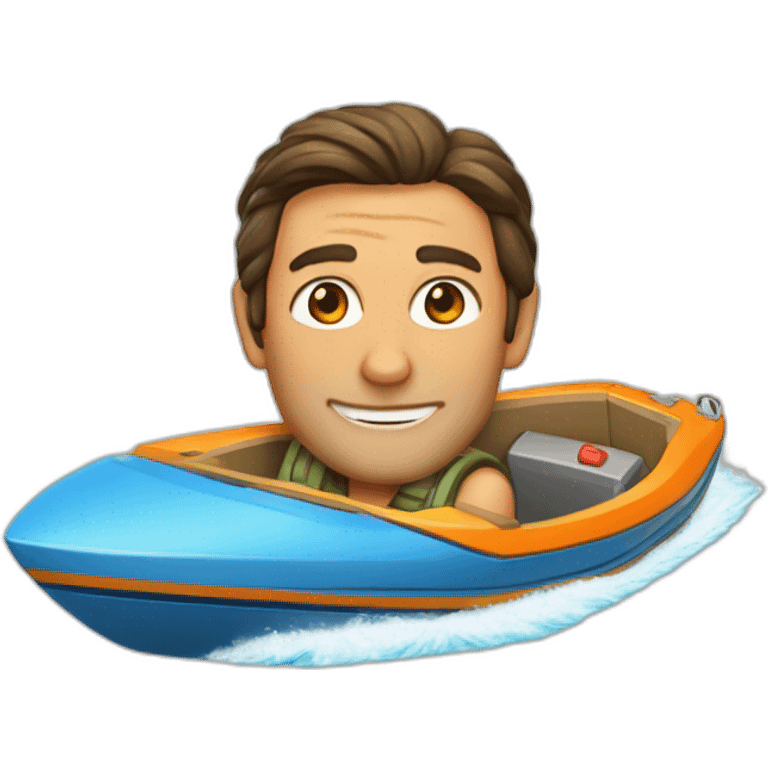 Jeff-probst-in-a-speedboat emoji