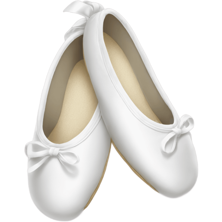 white ballet shoes  emoji