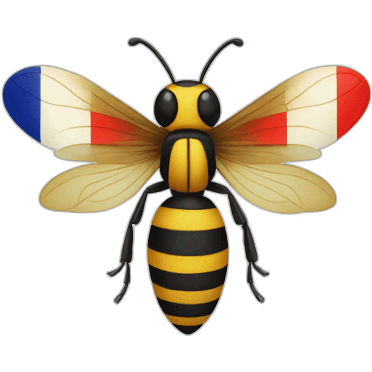 Hornet french flag body emoji