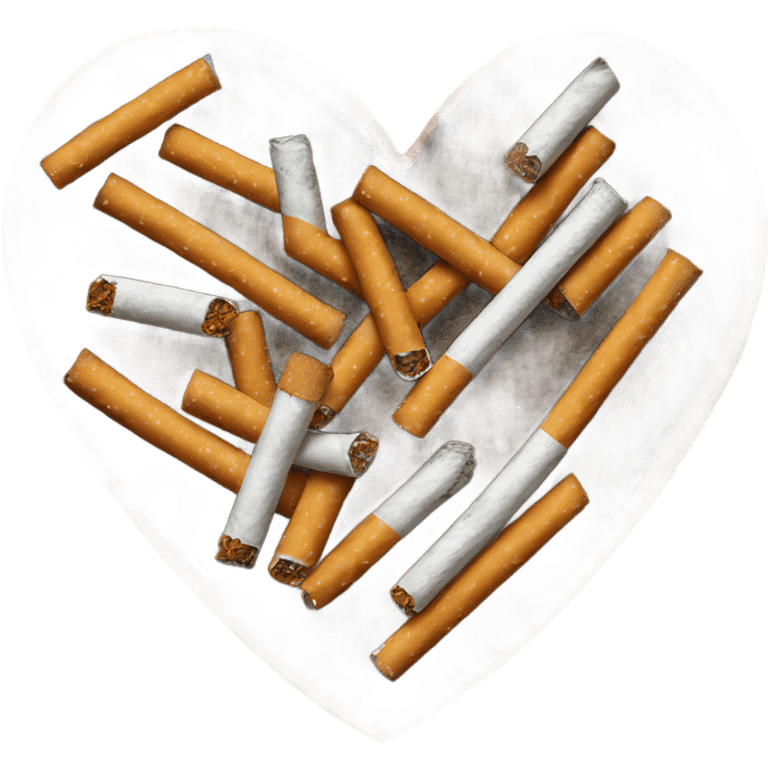 cigarette heart emoji