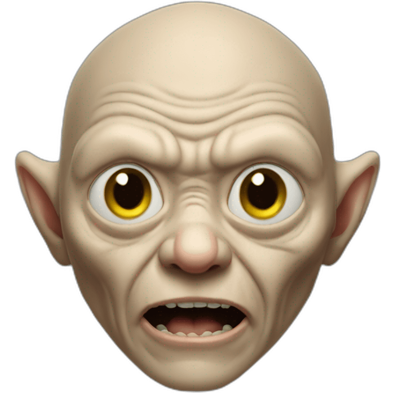 a person who appears as golum emoji