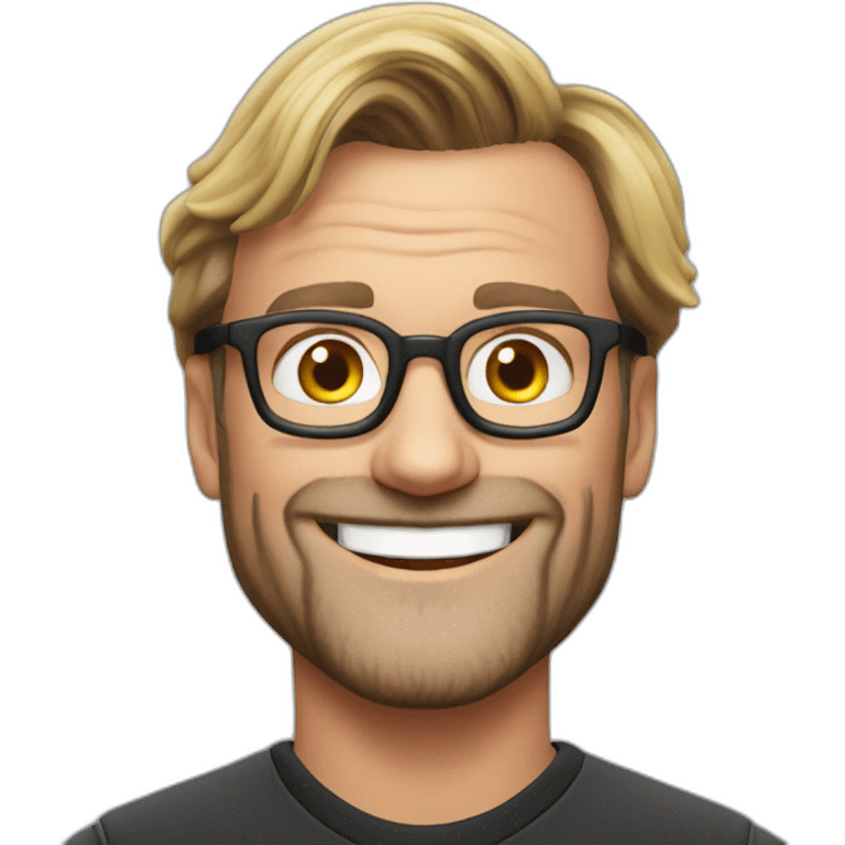 jurgen Klopp cute smile emoji