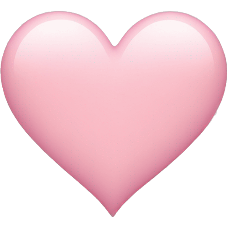 Light pink heart  emoji