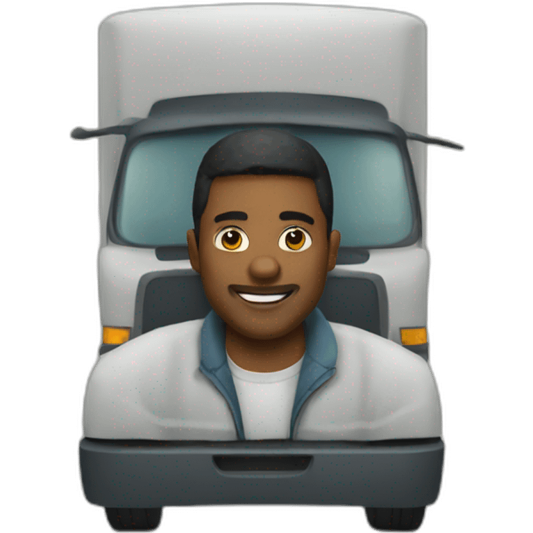 Truck driver emoji