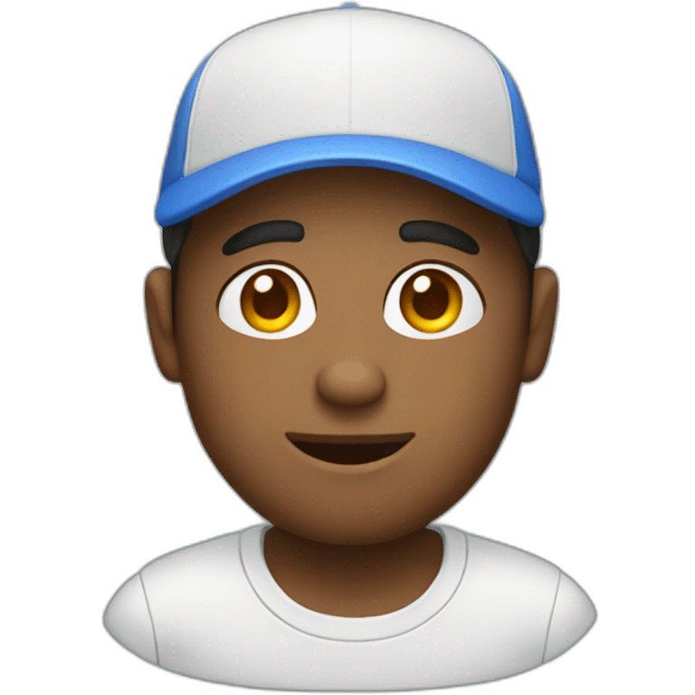 developer in a cap with macbook emoji