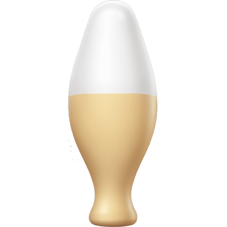 Bowling pin head  emoji