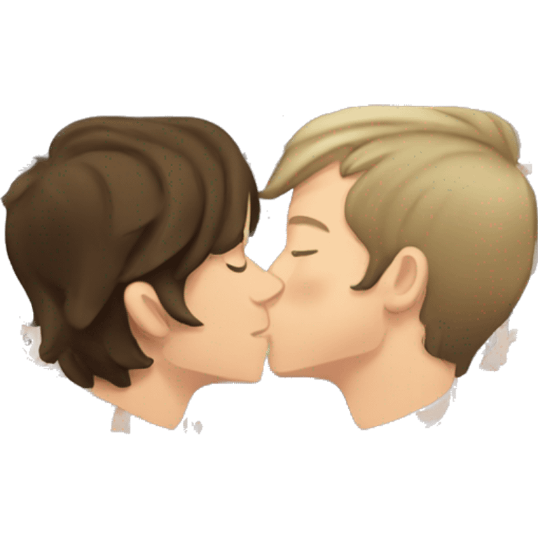 Louis Tomlinson kissing harry styles emoji