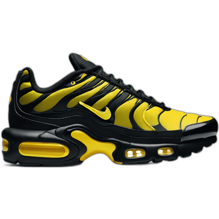 Air-max-plus-tn-black-yellow emoji