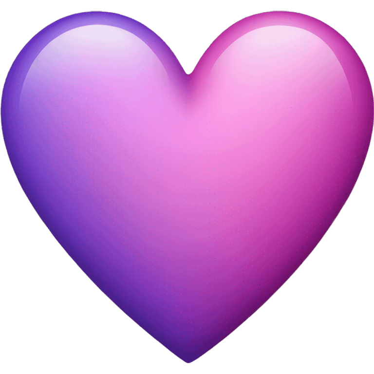 Pink and purple heart  emoji