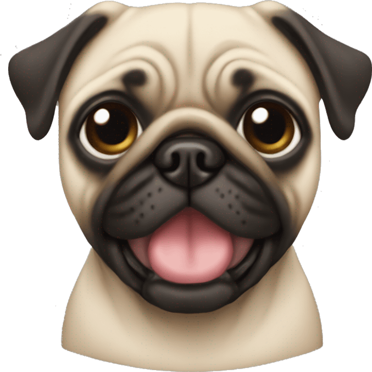 Female pug emoji