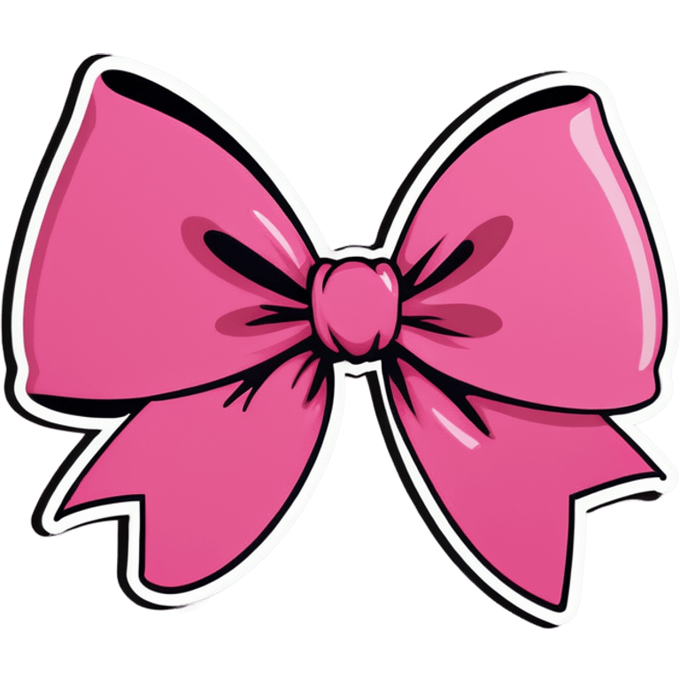 pink bow emoji