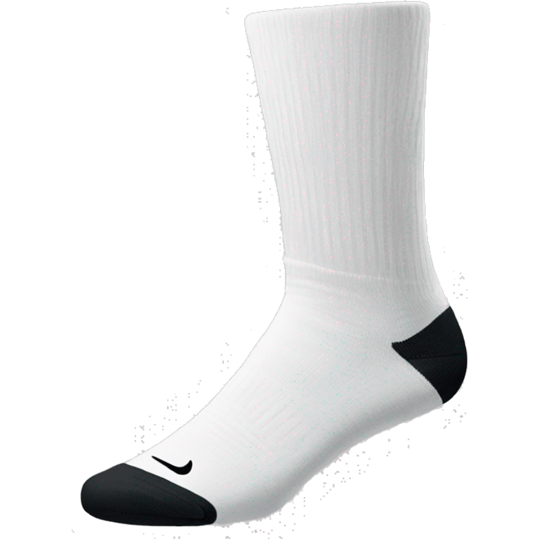 White and black  Nike socks emoji