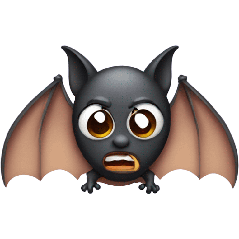 A bat getting sick emoji