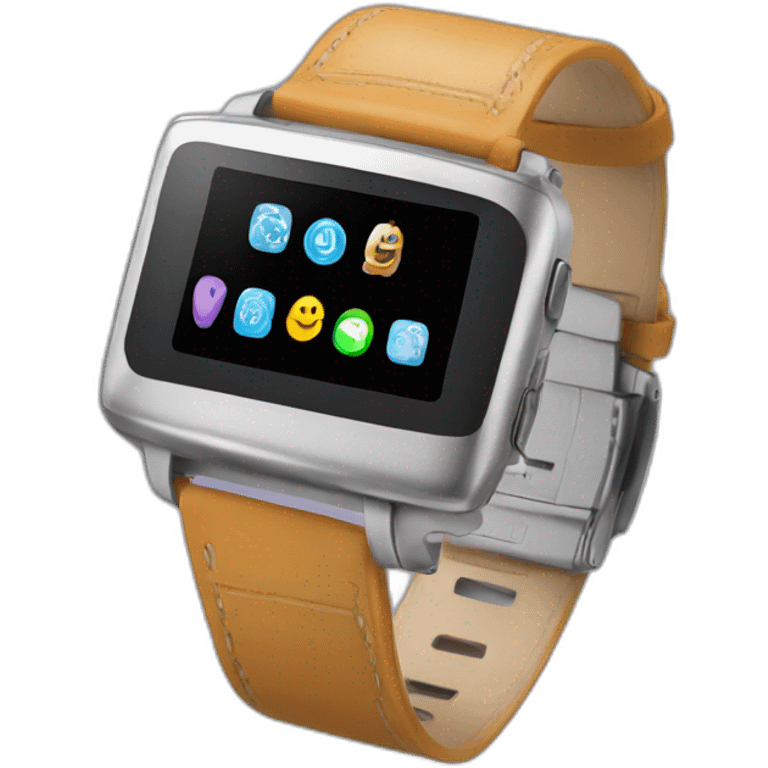 hand smart watch emoji