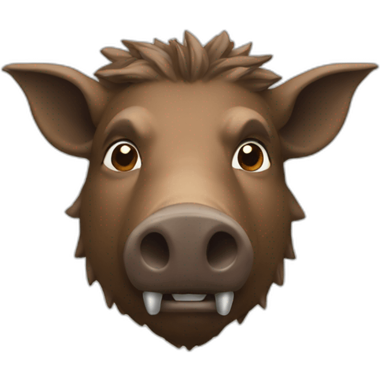 boar's head emoji