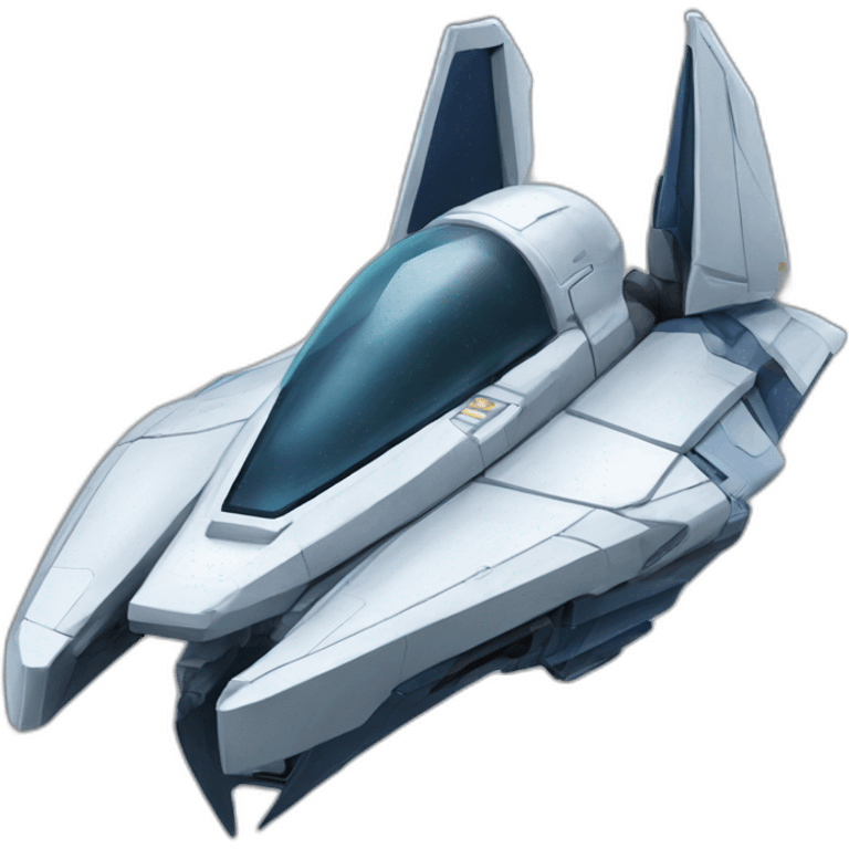 Spaceship-arwing emoji