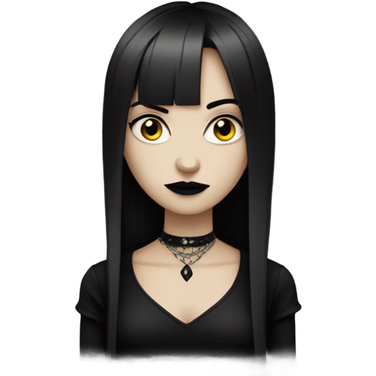 goth girl  emoji