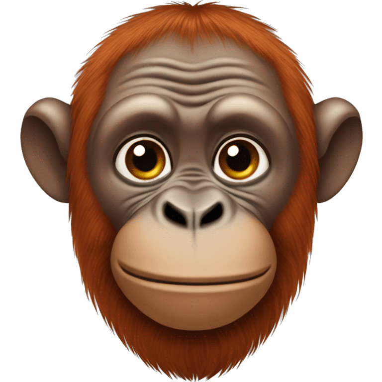 bald orangutan  emoji