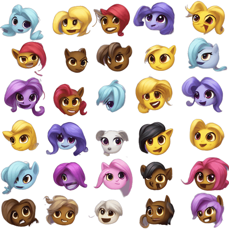 silly spice form mlp emoji love emoji