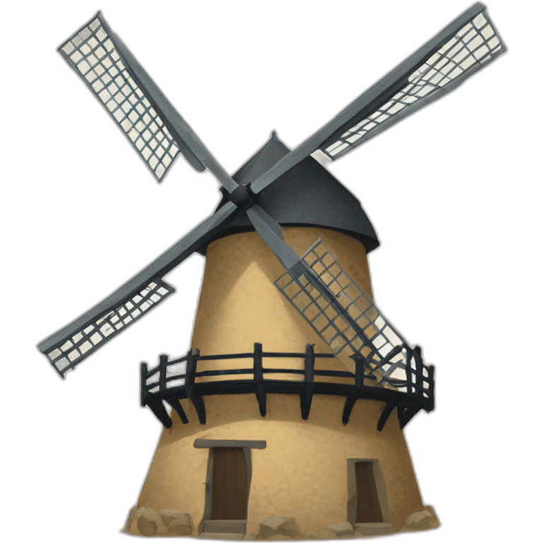 don quixote windmill emoji