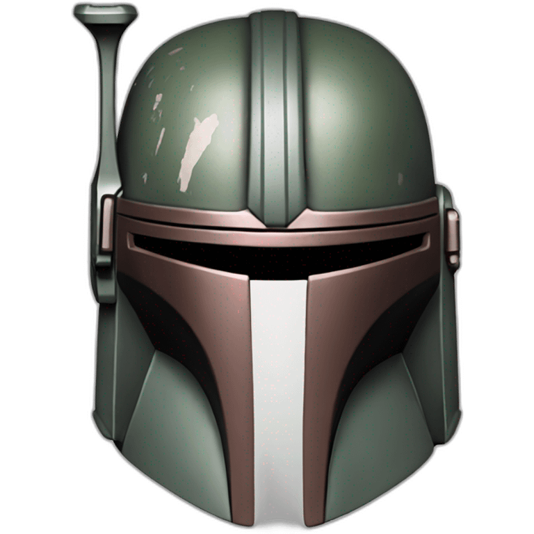 The Mandalorian face emoji