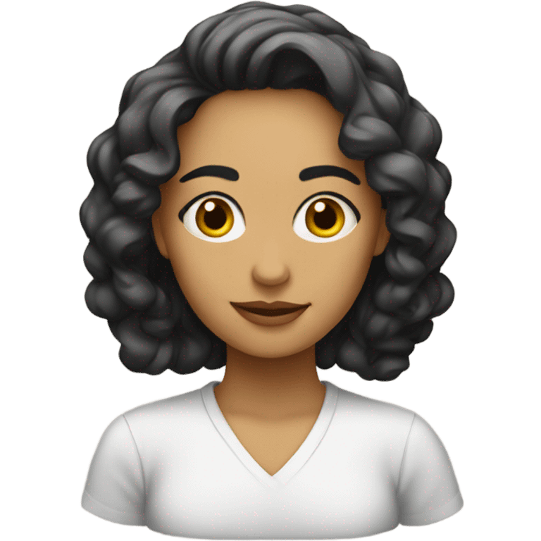 Mujer lacia emoji