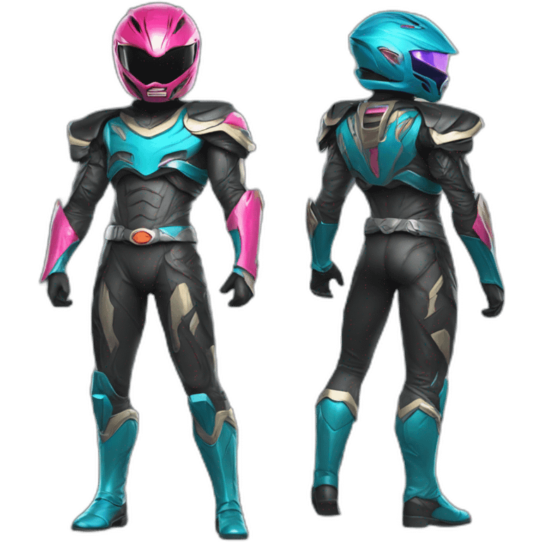 cyberpunk power ranger emoji