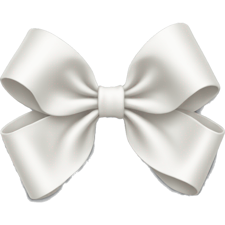 White bow emoji