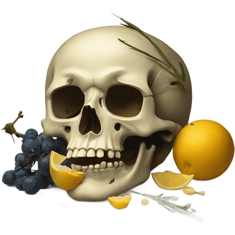 vanitas stilllife emoji