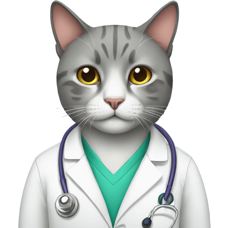 doctor cat emoji