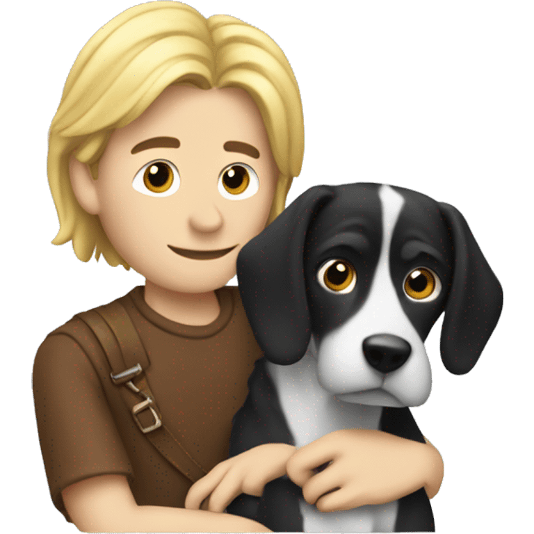 Kurt with dog emoji