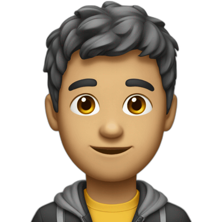 estudante alfabetização emoji