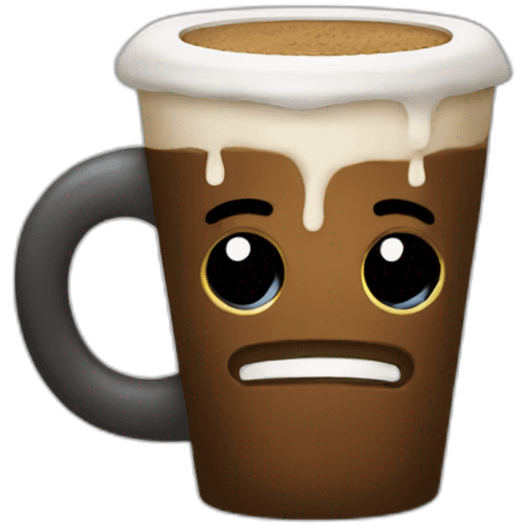 Coffee rock emoji