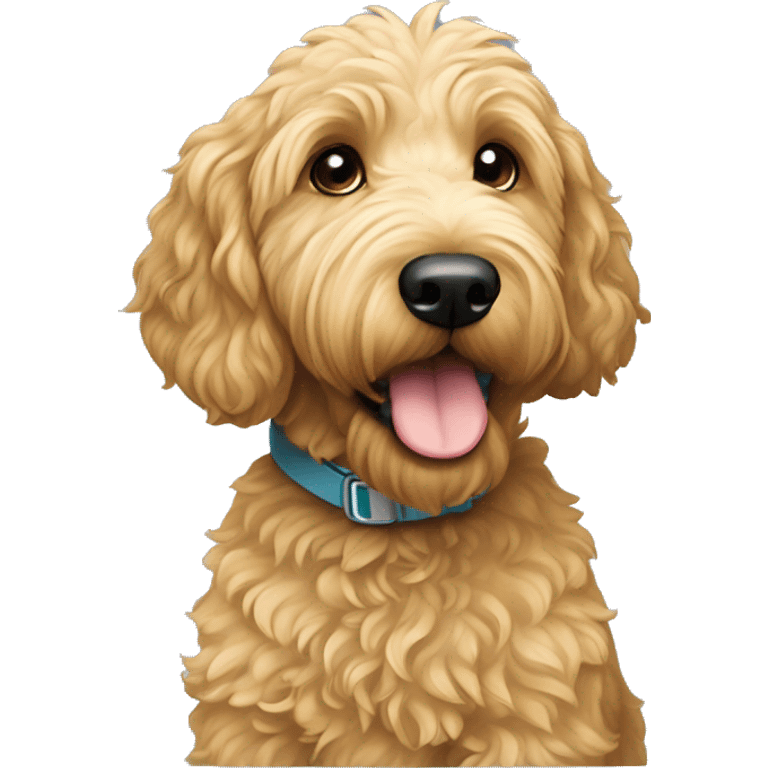 Goldendoodle and bernadoodle emoji