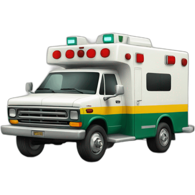 old school ambulance emoji