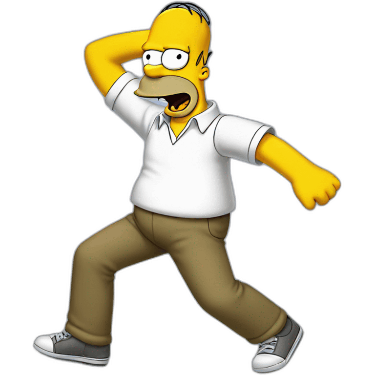 Dancing Homer Simpson emoji