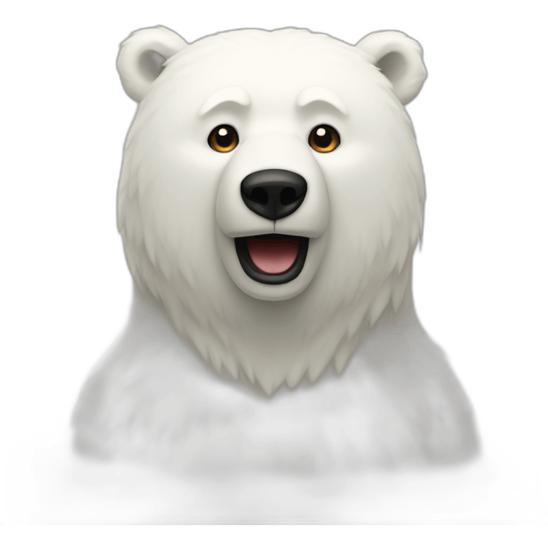 El Oso polar emoji