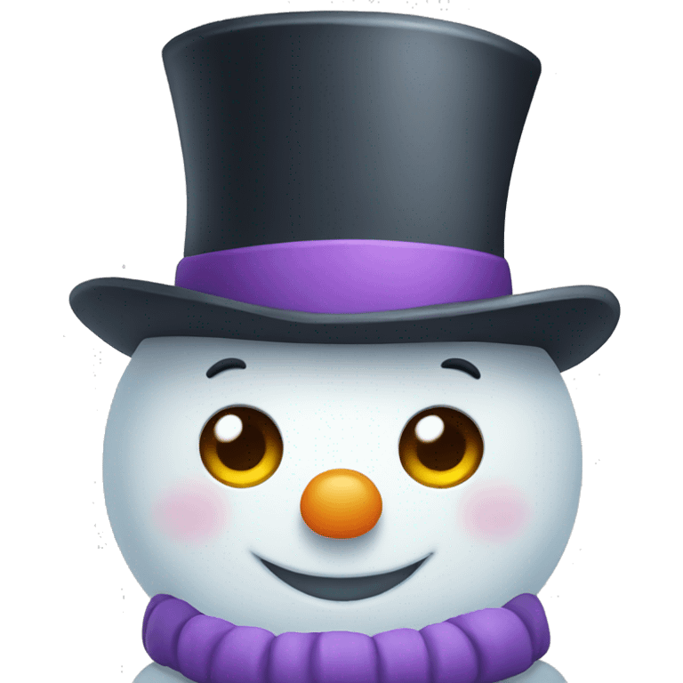 cute snowman emoji