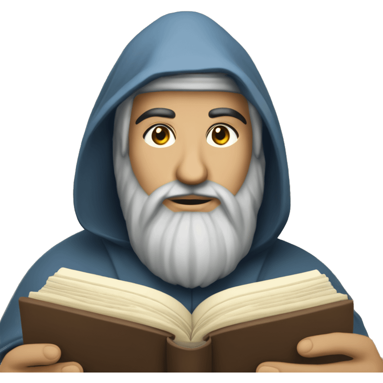 Nizami Ganjavi persian medieval author with a book in hands emoji